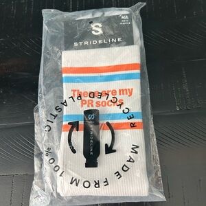 Orangetheory White and Blue Athletic Socks